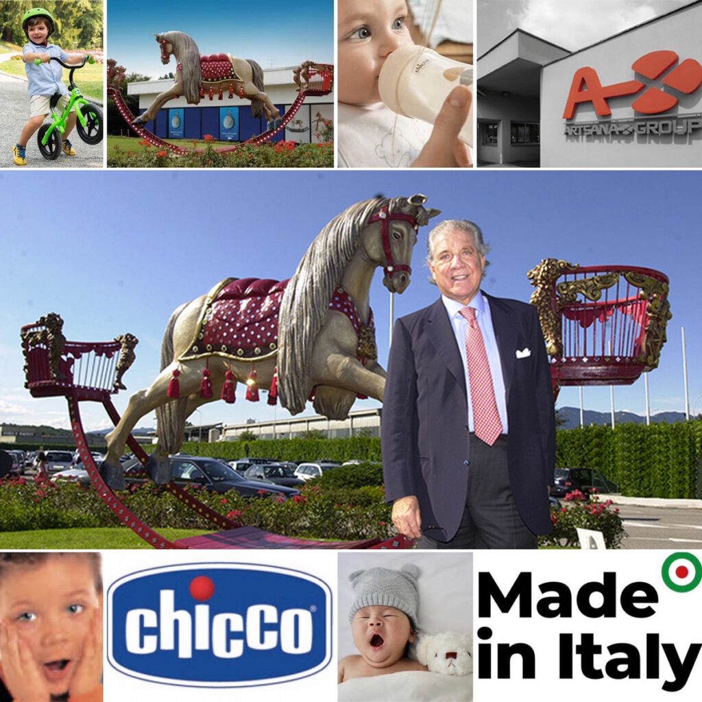 Chicco, prodotti per l'infanzia Made in Italy