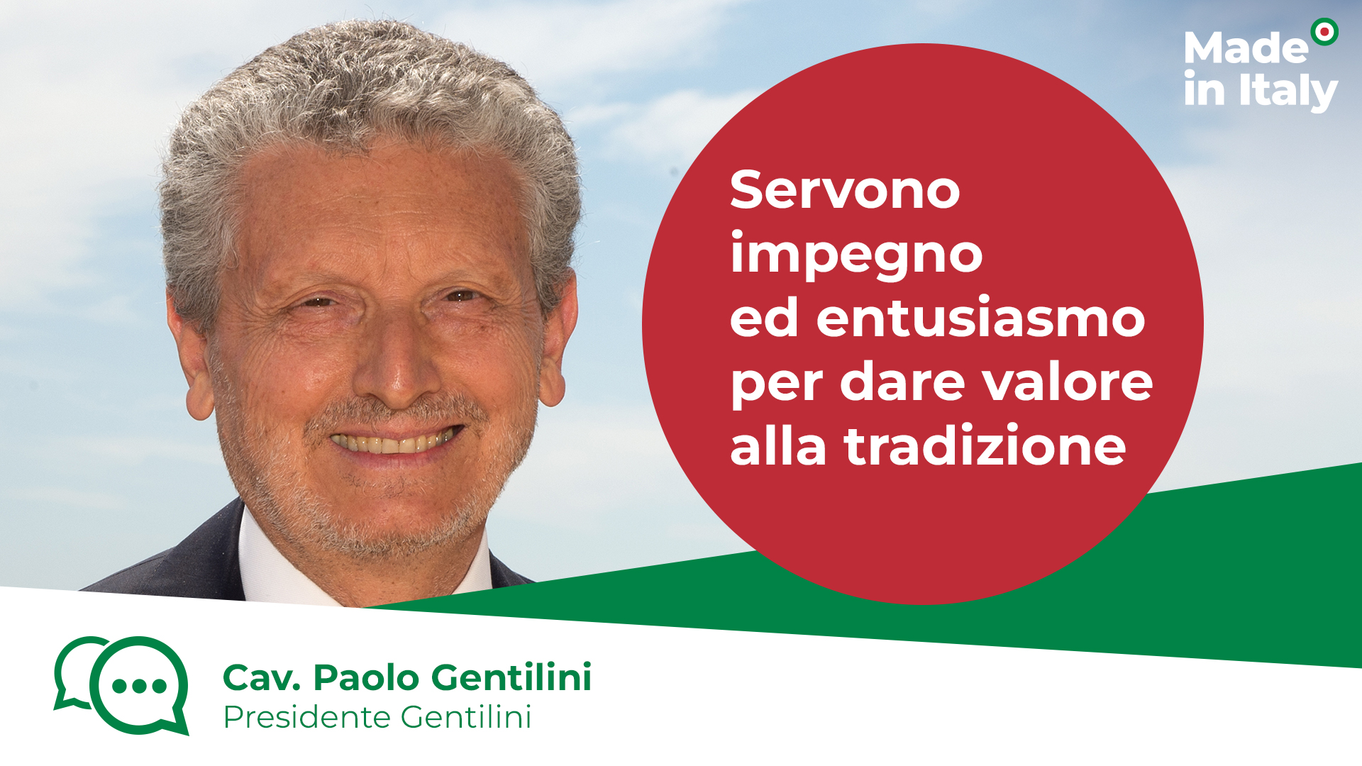 Intervista al Cavalier Paolo Gentilini, Presidente di Biscotti Gentilini