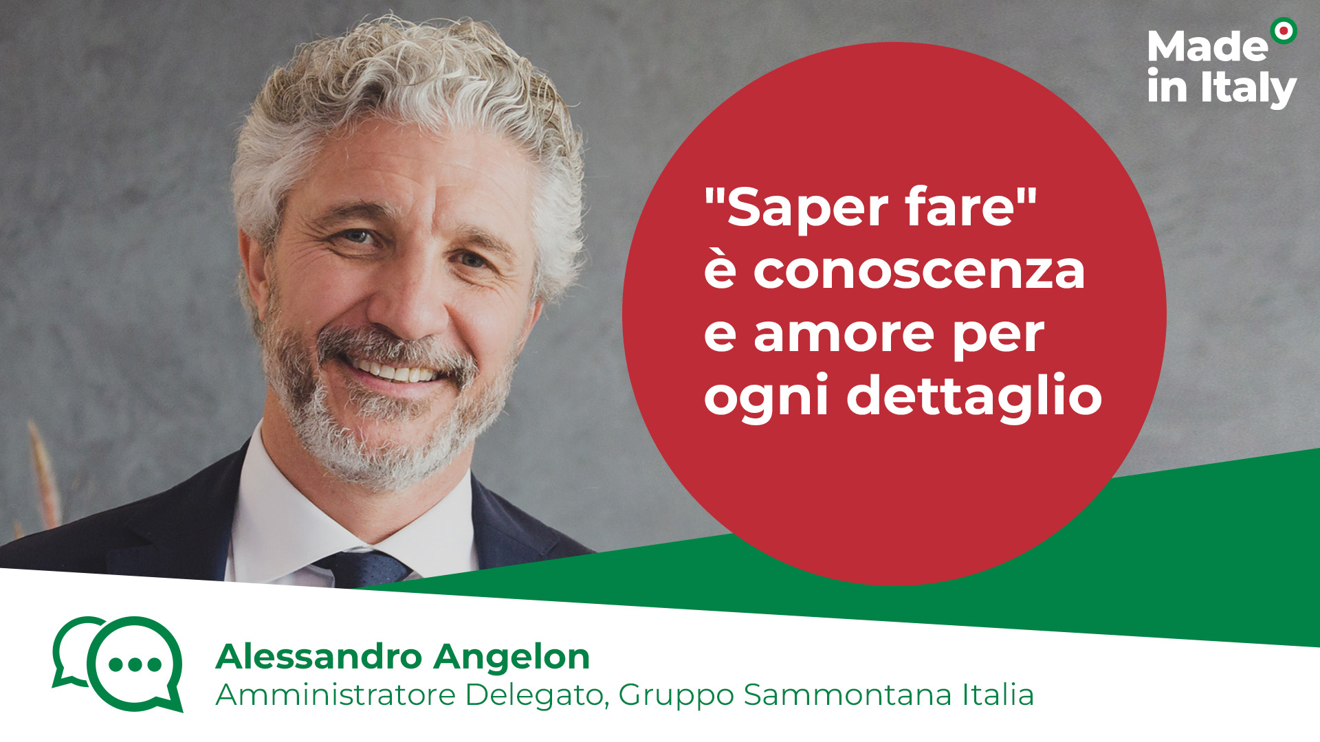 "Saper fare" è conoscenza e amore per ogni dettaglio