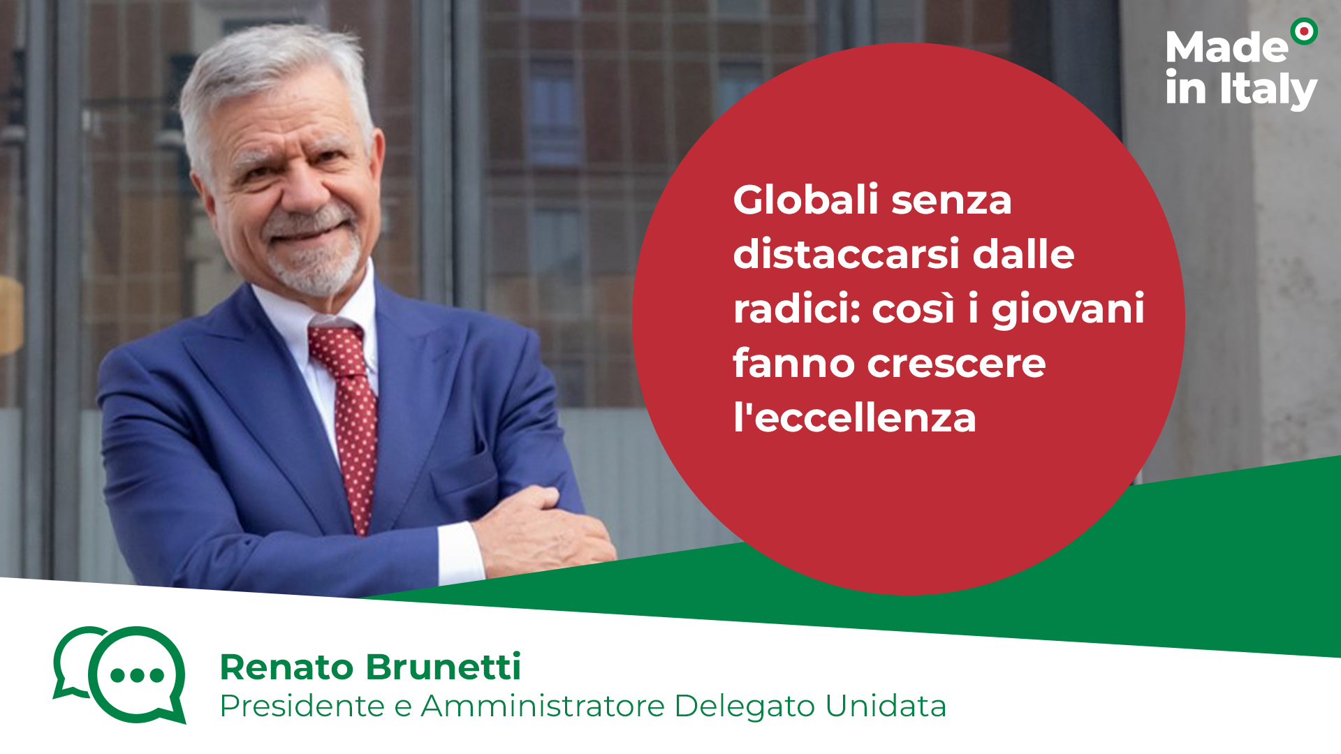 Globali senza distaccarsi dalle radici: così i giovani fanno crescere l'eccellenza