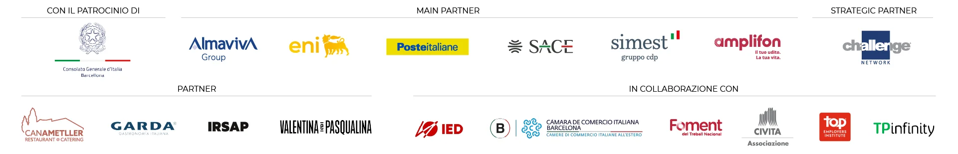 Partner - Barcelona, 19 ottobre 2026