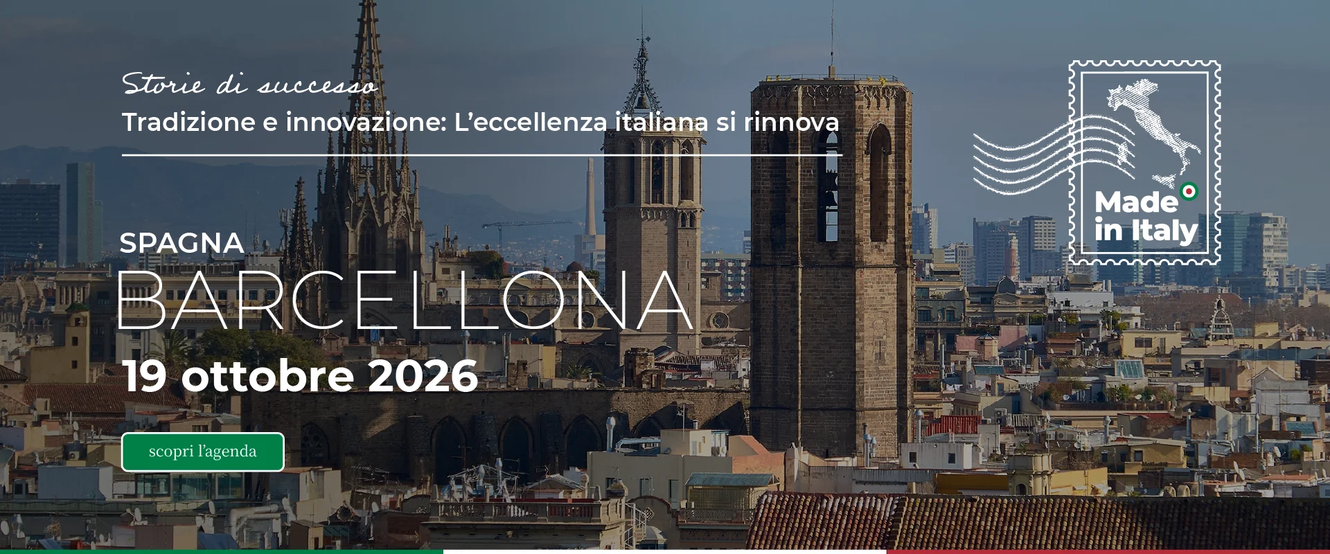 IED Barcellona, 19 ottobre ore 19.00