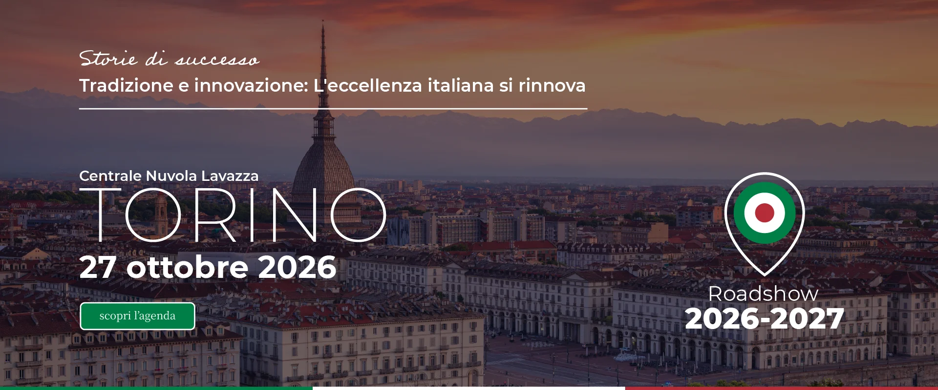 Torino, 27 ottobre 2026
Centrale Nuvola Lavazza
